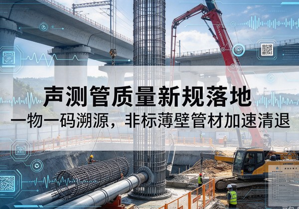 平顺声测管质量新规落地，一物一码溯源，非标薄壁管材加速清退
